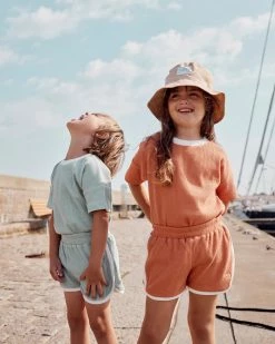 Best Sale ⌛ Goldie + Ace Goldie Waffle Tee - Babies-Kids Apricot 🔥