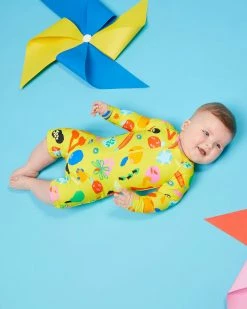 Best Sale 🔔 Gorman Playground Fruit Salad Baby 🩱 Swimsuit Yellow ✨