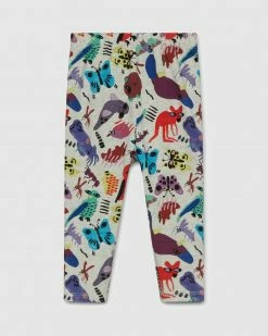 Promo 👍 Gorman Playground Animal Soup Baby Legging Oatmeal 🔥
