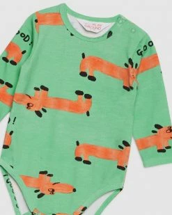 Top 10 ✔️ Gorman Playground Sausage 🦮 Dog Baby Onesie Green 🌟 -Baby Online store http3A2F2Fstatic.theiconic.com .au2Fp2Fgorman playground 8144 4290341 3