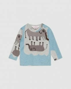 Best Pirce 😀 Gorman Playground Elephant Baby LS Tee Print 🤩