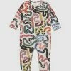 Best deal ❤️ Gorman Playground Flower Snake Baby Onesie Print 👍