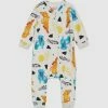 Brand new 🧨 Gorman Playground Animal Family Baby Onesie Oatmeal 🥰