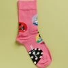 New 😀 Happy 🧦 Socks Daisy & Minnie Dot 🧦 Socks - Kids Multi 🛒