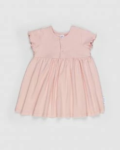 Best reviews of ⌛ Huxbaby Rosie Rib Short Sleeve 👗 Dress - Babies-Kids Rose ⭐