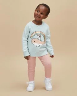 Best Pirce 🎉 Huxbaby Sea Friends Sweatshirt - Babies-Kids Duck Egg 😍