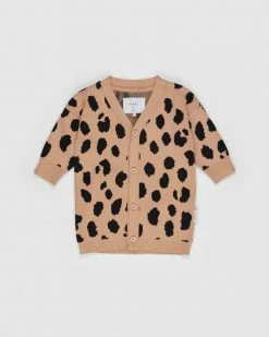 Budget ⭐ Huxbaby Animal Knit Cardi - Babies-Kids Toast ✨