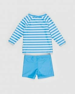 Buy 🔥 Huxbaby Cool Shiba Swim Set - Babies-Kids White & Azure 😉 -Baby Online store http3A2F2Fstatic.theiconic.com .au2Fp2Fhuxbaby 0429 4447331 3