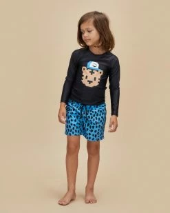 Budget 🎉 Huxbaby Digi Tiger Rashguard - Babies-Kids Black 🔔