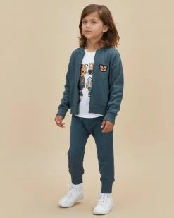 Buy 😍 Huxbaby Digi Tiger Track Jacket - Babies-Kids Petrol ❤️