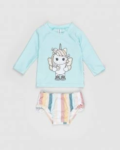 New 🥰 Huxbaby Fairy Unicorn Swim Set - Babies-Kids Multi 🎁
