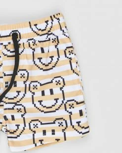 Brand new 🔥 Huxbaby Digi Smiles Stripe Swim Shorts - Babies-Kids Golden 💯 -Baby Online store http3A2F2Fstatic.theiconic.com .au2Fp2Fhuxbaby 0560 4647331 4