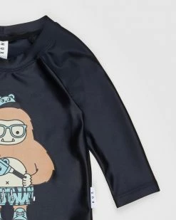 Budget 🛒 Huxbaby Big Foot Rashguard - Babies-Kids Black 👏 -Baby Online store http3A2F2Fstatic.theiconic.com .au2Fp2Fhuxbaby 0777 4847331 4