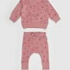 Discount 🎉 Huxbaby Iconic Exclusive Terry Sweat & Pants Set - Babies-Kids Wild Rose 🥰