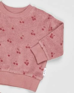 Discount 🎉 Huxbaby Iconic Exclusive Terry Sweat & Pants Set - Babies-Kids Wild Rose 🥰 -Baby Online store http3A2F2Fstatic.theiconic.com .au2Fp2Fhuxbaby 2623 7649711 3