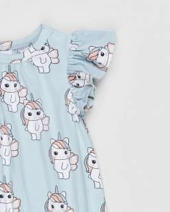Cheapest ❤️ Huxbaby Fairy Unicorn Frill Bubble Romper - Babies Duck Egg 😍 -Baby Online store http3A2F2Fstatic.theiconic.com .au2Fp2Fhuxbaby 4990 1157331 3