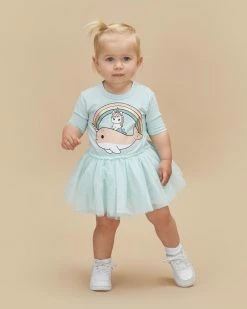 Best reviews of 👏 Huxbaby Sea Friends Ballet Onesie - Babies Duck Egg 🔥