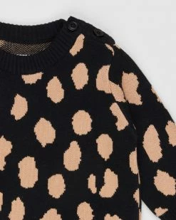 Brand new ✨ Huxbaby Animal Knit Jumper - Babies-Kids Black 🔔 -Baby Online store http3A2F2Fstatic.theiconic.com .au2Fp2Fhuxbaby 9407 1547331 4