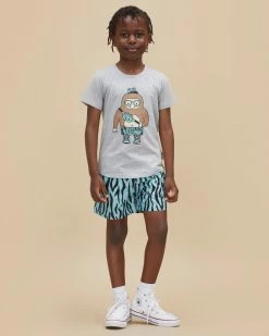 Promo 🎁 Huxbaby Tiger Swim Shorts - Babies-Kids Bright Surf 🔔