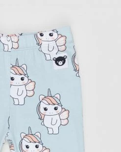 Best Pirce ⭐ Huxbaby Fairy Unicorn Leggings - Babies-Kids Duck Egg 🔥 -Baby Online store http3A2F2Fstatic.theiconic.com .au2Fp2Fhuxbaby 9542 2647331 3
