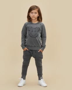 Coupon 🛒 Huxbaby Digi Smile Sweatshirt - Babies-Kids Charcoal 🤩