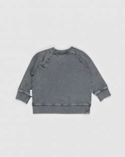 Coupon 🛒 Huxbaby Digi Smile Sweatshirt - Babies-Kids Charcoal 🤩 -Baby Online store http3A2F2Fstatic.theiconic.com .au2Fp2Fhuxbaby 9877 0247331 3