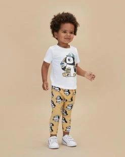 Brand new ✔️ Huxbaby Puffin Drop Crotch Pants - Babies-Kids Golden 🥰