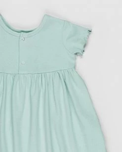 Cheapest ⌛ Huxbaby Sea Rib Short Sleeve 👗 Dress - Babies-Kids Blue 🔔 -Baby Online store http3A2F2Fstatic.theiconic.com .au2Fp2Fhuxbaby 9975 1117431 3