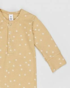 Top 10 🧨 Huxbaby Sunny Day Rib Romper - Babies Golden ⭐ -Baby Online store http3A2F2Fstatic.theiconic.com .au2Fp2Fhuxbaby 9999 8017431 4