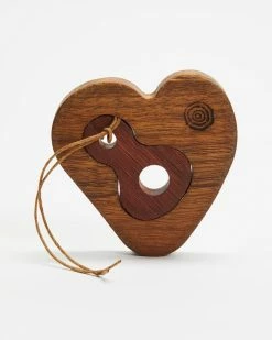 Best reviews of 🧨 In-Wood Separation Anxiety Soothing Heart Brown 💯