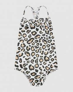 Cheapest 😍 Infamous Swim Mini Me Candice One Piece Safari Leopard 🌟
