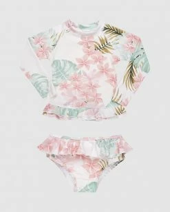 Wholesale 😉 Infamous Swim Mini Me Annie Rashie Set UPF50+ Paradise 🌟
