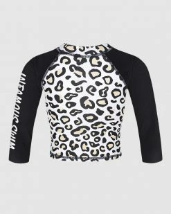 Best reviews of 🎁 Infamous Swim Mini Billie Rashie Top Safari Leopard 🥰