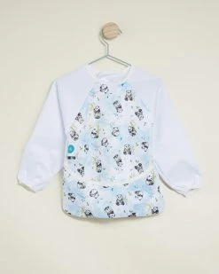 Discount ⭐ Itti bitti Sleeved Bib Smock Asia 👍