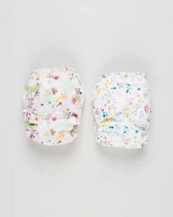 Discount ✨ Itti bitti Bare Essentials One Size Fits Most Reusable Cloth Nappy & Wetbag 2-Pack Fairy Garden 🥰 -Baby Online store http3A2F2Fstatic.theiconic.com .au2Fp2Fitti bitti 0043 9204521 3