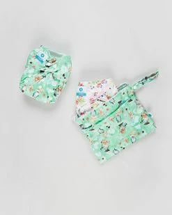 Wholesale ✨ Itti bitti Bare Essentials One Size Fits Most Reusable Cloth Nappy & Wetbag 2-Pack Lucky Fairy ⌛