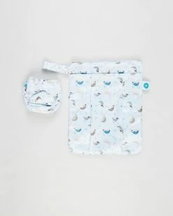 Brand new 😀 Itti bitti Reusable Swim Nappy + Double Pocket Wetbag Flip 👍