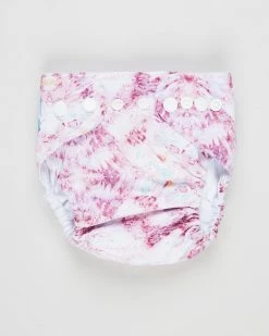 Budget ⌛ Itti bitti Reusable Swim Nappy - Babies Coral Swirl 🌟