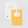 Best Pirce 🥰 Itti bitti Classic Bucket Minky Bibs - 2 Pack Saffron & Ivory 🎁