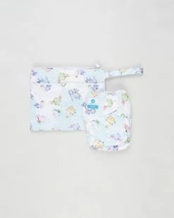 Deals 😍 Itti bitti Reusable Cloth Nappy & Wetbag - One Size Mystical Creatures 🎁