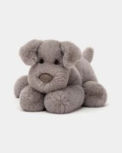 Brand new ✔️ Jellycat Huggady 🐕 Dog Medium Grey ⌛