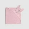 Discount 🔥 Kikadu Hooded Towel Rabbit Pink 😍