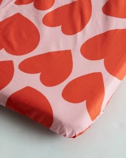 Best deal ✔️ Kip&Co Big Hearted Cotton Fitted Cot Sheet 🛒