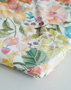Buy ❤️ Kip&Co Abundance Cotton Fitted Bassinet Sheet Multi Floral ✨