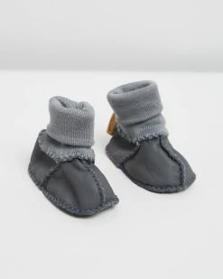 Discount 🌟 Kip&Co Sheepskin Booties Dark Grey 🥰