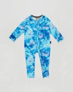 New 🥰 Kip&Co Peace Love Tie Dye Organic LS Zip Romper - Babies Peace Love & Tie Dye 😍