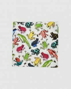 Outlet 🎉 Kip&Co Mr Frog Bamboo Swaddle 🎁