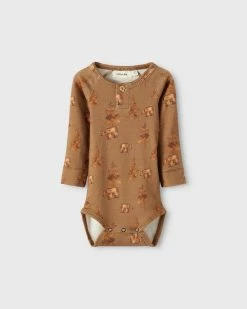 Best Pirce 🎉 Lil’ Atelier Geo Long Sleeve Bodysuit - Babies Otter ✔️