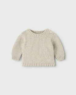 Outlet 👍 Lil’ Atelier Galto Long Sleeve Knit Top - Babies Peyote 🤩