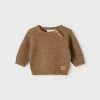 Best Sale 🤩 Lil’ Atelier Eroger Long Sleeve Knit Top - Babies Otter 🤩